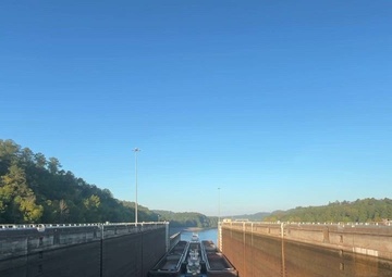 Holt Lock and Dam Reopening Timelapse