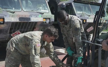 U.S. Soldiers assist FEMA during Hurricane Helene Relief B-roll