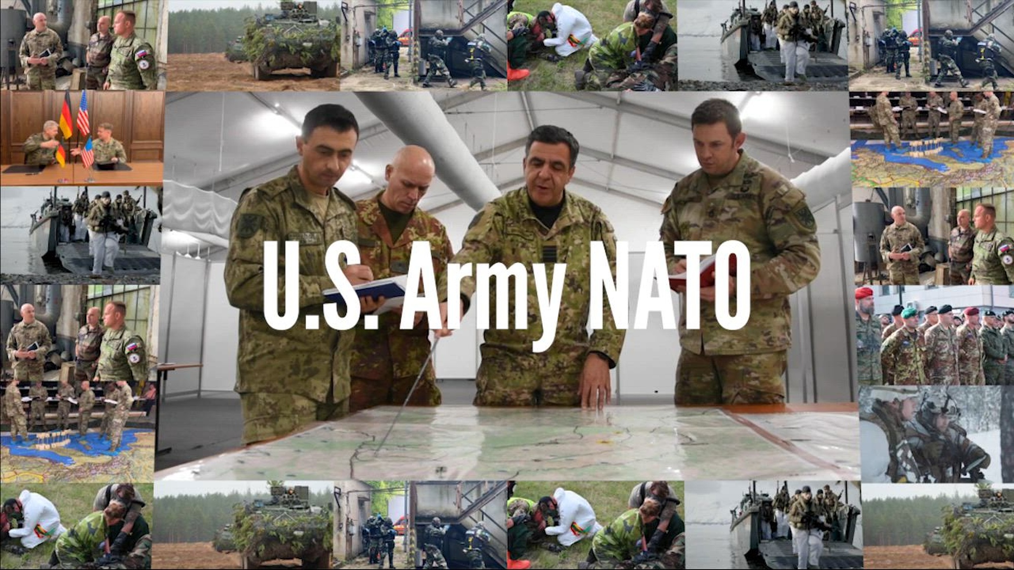 The mission of U.S. Army NATO is to provide individual Soldier and family training, logistics, human resources, and administrative agent support at 82 locations in 22 countries to ensure ready and resilient Soldiers, develop leaders, maintain joint and multinational partnerships, and enhance an evolving alliance. 30-second video for AFN Europe (By Troy Darr)