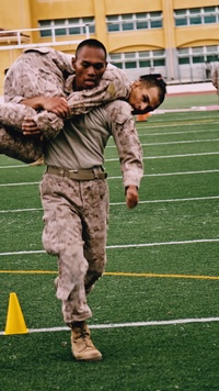 Mike Company Executes Combat Fitness Test