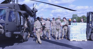 Hurricane Helene supply operations B-roll