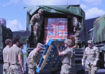 Hurricane Helene supply operations B-Roll