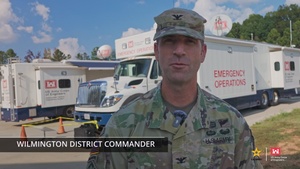 Wilmington commander speaks to USACE Hurricane Helene responders
