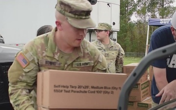 Hurricane Helene - 1-171 GSAB and 221st IEW Battalion Conduct POD Mission