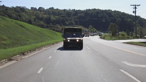 101st Airborne Division Soldiers Arrive in Marshall North Carolina
