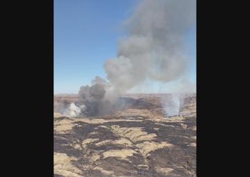 Aerial video of Elkhorn Fire in North Dakota