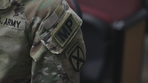 Fort Drum Law Enforcement Company Officially Joins 10th Mountain Division