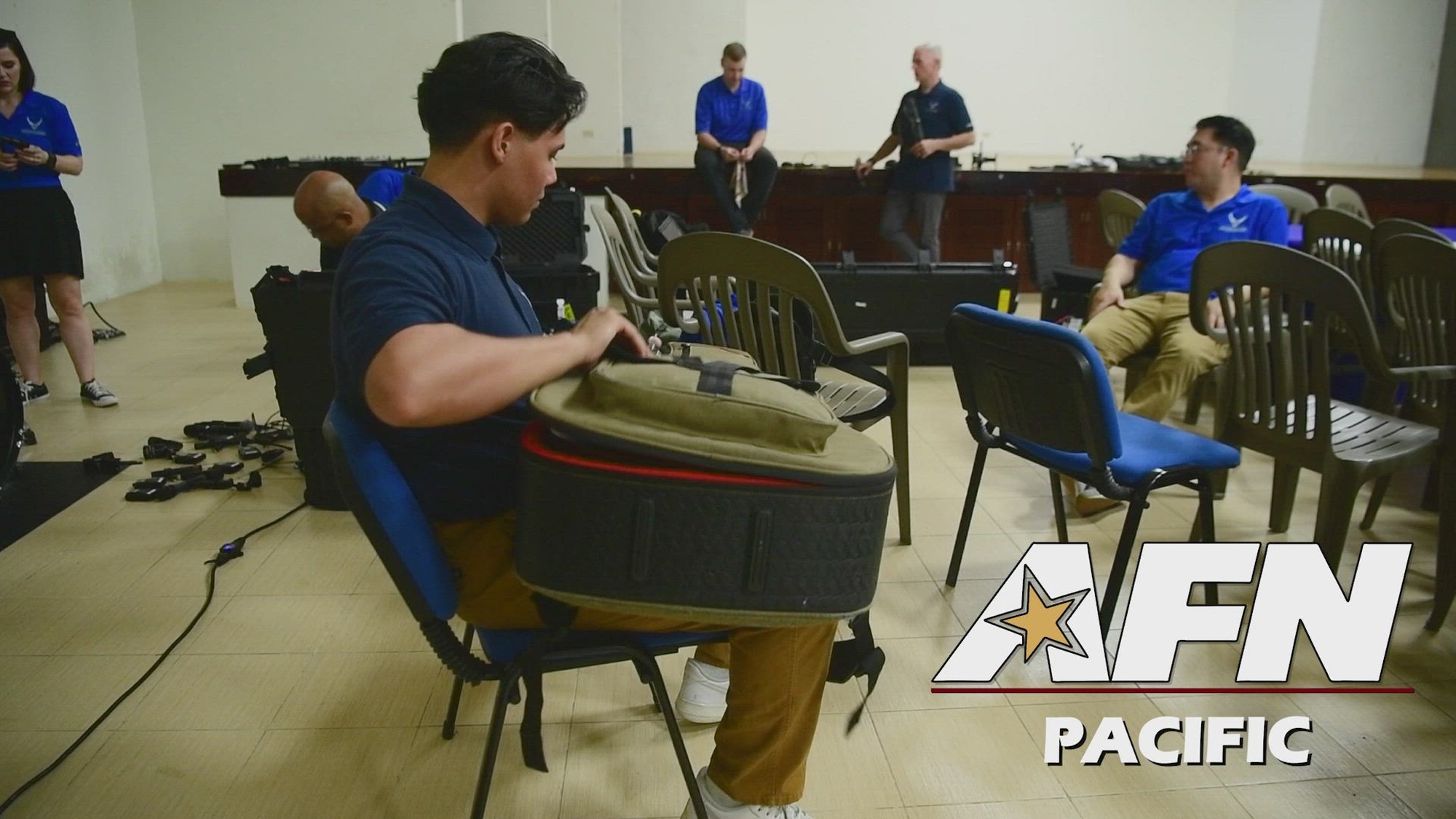 The U.S. Air Force Band of the Pacific-Asia visited the Republic of Palau in the days leading up to Palau&#39;s 30th Independence day. The PACAF Bands first stop was to play live music before and after a local high school play.