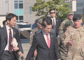 ROK Minster Of Defense Visits Camp Humphreys