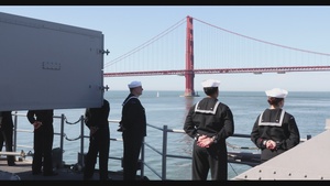 Tripoli Manning the Rails for San Francisco Fleet Week