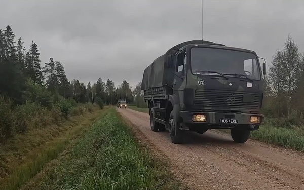 Maryland Airmen provide convoy training to logistics counterparts in Estonia