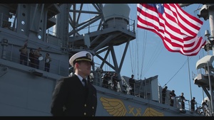 Tripoli Manning the Rails for San Francisco Fleet Week