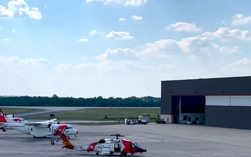 Coast Guard aircraft prepare pre-Hurricane Milton