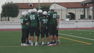 AFN Naples - Naples Middle High School Football B-Roll