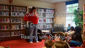 Fire Prevention Week Reading with Sparky