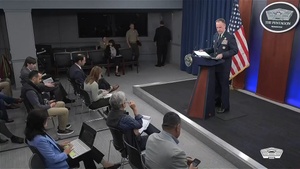 Pentagon Press Secretary Holds Briefing