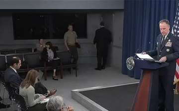 Pentagon Press Secretary Holds Briefing