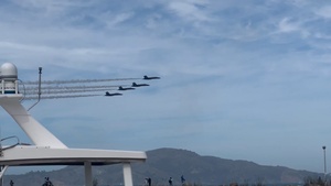 U.S. Navy's Blue Angels Fly to San Francisco Fleet Week 24