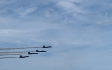 U.S. Navy's Blue Angels Fly to San Francisco Fleet Week 24