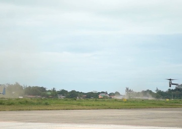B-Roll: Ospreys Transport Disaster Relief Aid Following Typhoon Julian in Philippines