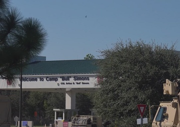 Louisiana National Guard Soldiers stage at the 7th Special Forces Group (Airborne)