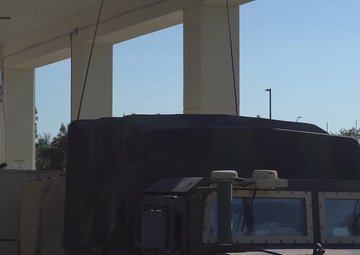 Louisiana National Guard Soldiers stage at the 7th Special Forces Group (Airborne)