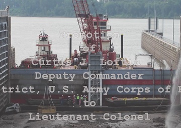 Promotion of Lt. Col. Curtis Loftin at Webbers