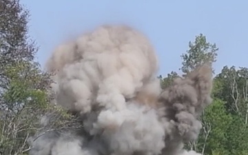 Leftover Materials Receive Explosive Send-Off at Arnold AFB