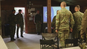Powerful Word 24: NATO Allies Briefs Chief of the General Staff of the Czech Armed Forces BRoll