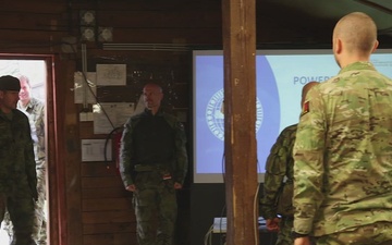 Powerful Word 24: NATO Allies Briefs Chief of the General Staff of the Czech Armed Forces BRoll