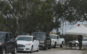 Florida National Guard Distributes Aid After Hurricane Milton