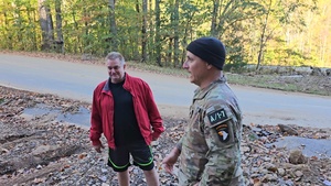 101st provides route clearance for affected citizens