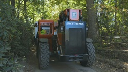 Temporary Emergency Power Team installs generators for shelter in response to Hurricane Helene