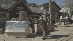 Soldiers from 101st Airborne Division respond to Hurricane Helene