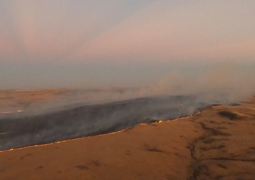 North Dakota National Guard responds to wildfire