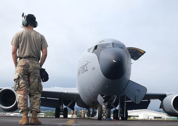 Hawaii ANG Tanker Supports Airlift, Fighter Ops during JPMRC 25-01