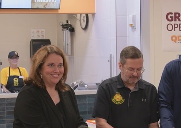 QDOBA Mexican eats Opening Ceremony held on Camp Humphreys