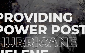 USACE restores power to critical facilities in response to Hurricane Helene