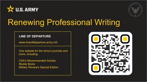2024 AUSA Warriors Corner - Renewing Professional Writing