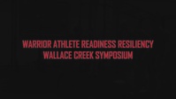 Warrior Athlete Readiness and Resiliency Wallace Creek Class