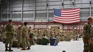 11th Airborne Division departs Joint Base Pearl Harbor-Hickam, Hawaii, during JPMRC 25-01
