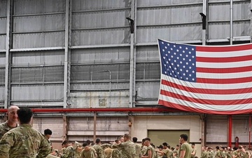 11th Airborne Division departs Joint Base Pearl Harbor-Hickam, Hawaii, during JPMRC 25-01