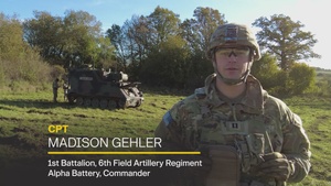 41st Field Artillery Brigade: M270 MLRS exercise video