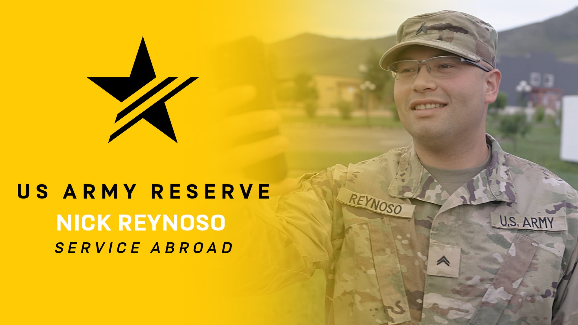 Nick Reynoso first enlisted in the Arizona National Guard as an infantryman. When he finished his obligation, he missed being in the military, but didn't necessarily miss his old job. Now in the Army Reserve, Nick is fulfilling his passion for service, doing his dream job as a religious affairs specialist, and also now the executive pastor at his church.

The Army Reserve also sent Nick to Mongolia for his 2 week annual training, and he was thankful for the unforeseen opportunity to share and learn from Soldiers around the world.

U.S. Army Reserve Video Directed by 1LT Tim Yao

Music licensed from Envato Elements.