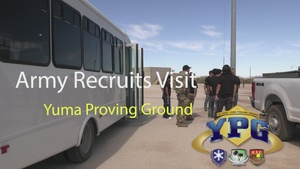 Army Recruits visit Yuma Proving Ground