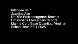 2024 PreK Crossroads ES Interview Aye