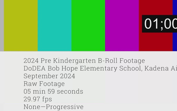 2024 Bob Hope Elementary School Prekindergarten footage