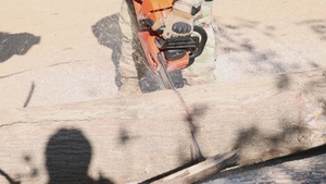 882nd Engineer Company, 505th Engineer Battalion, conduct route clearance
