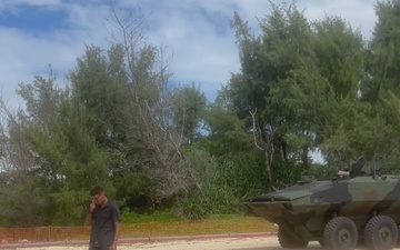 AAVs and ACVs at Camp Schwab Beach