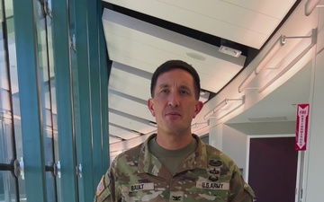 SCRIPT CENTER PROMO WITH COL BAULT 3RD ID DIVARTY COMMANDER